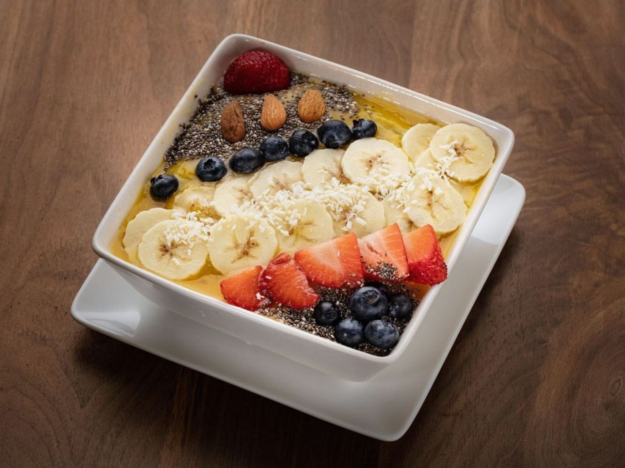Fresh pineapple juice bar specialties